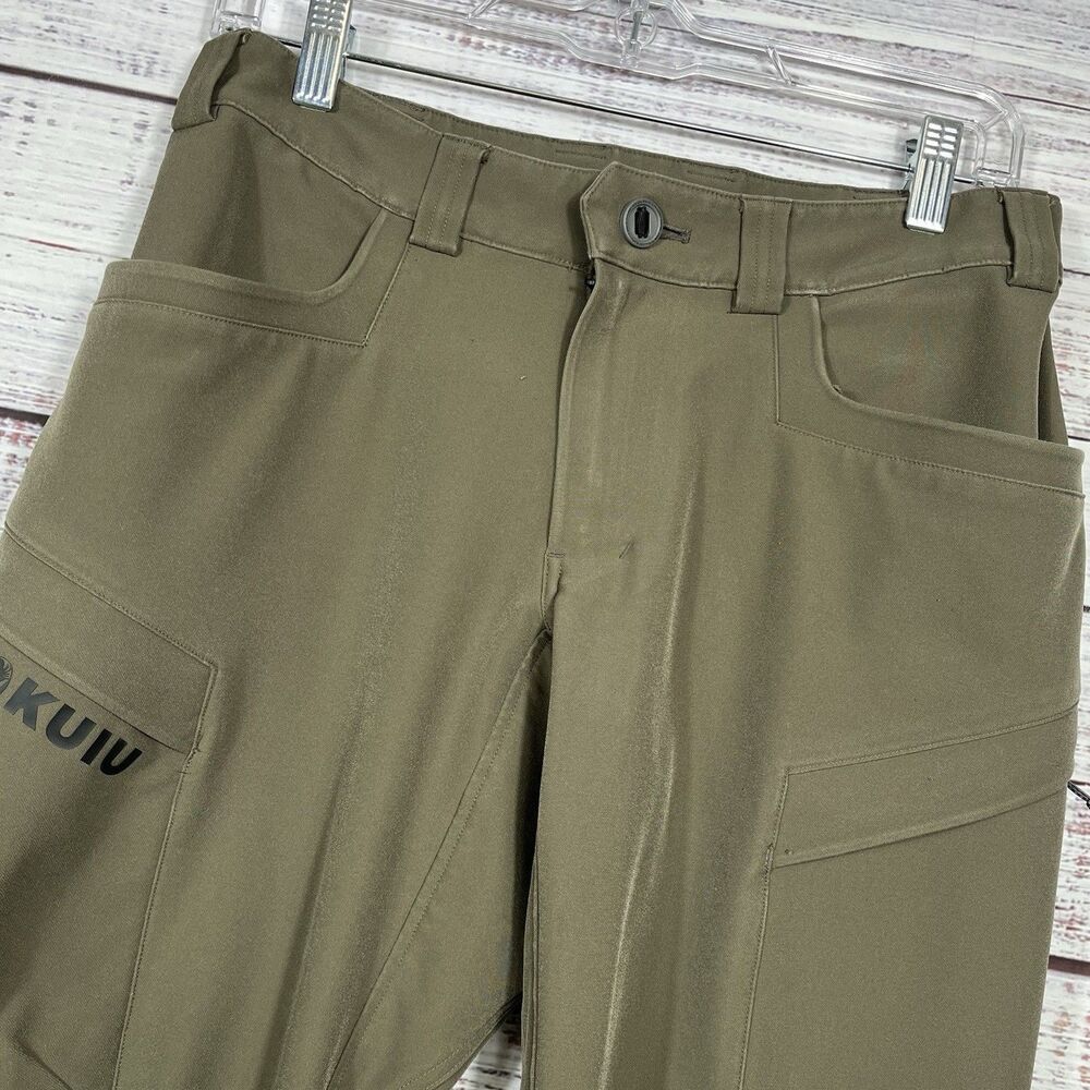 KUIU Attack Hunting Pants Unisex 30S Green Technical Primeflex Hiking Outdoor